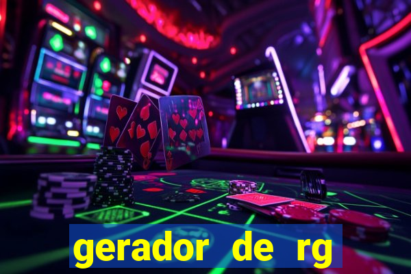 gerador de rg frente e verso
